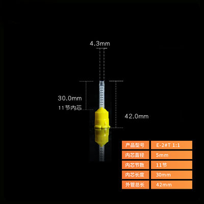 Intraoral Mixing Tips Dental Static Mixed Tude  Dynamic Mixer Mixed Head 2#T 1:1